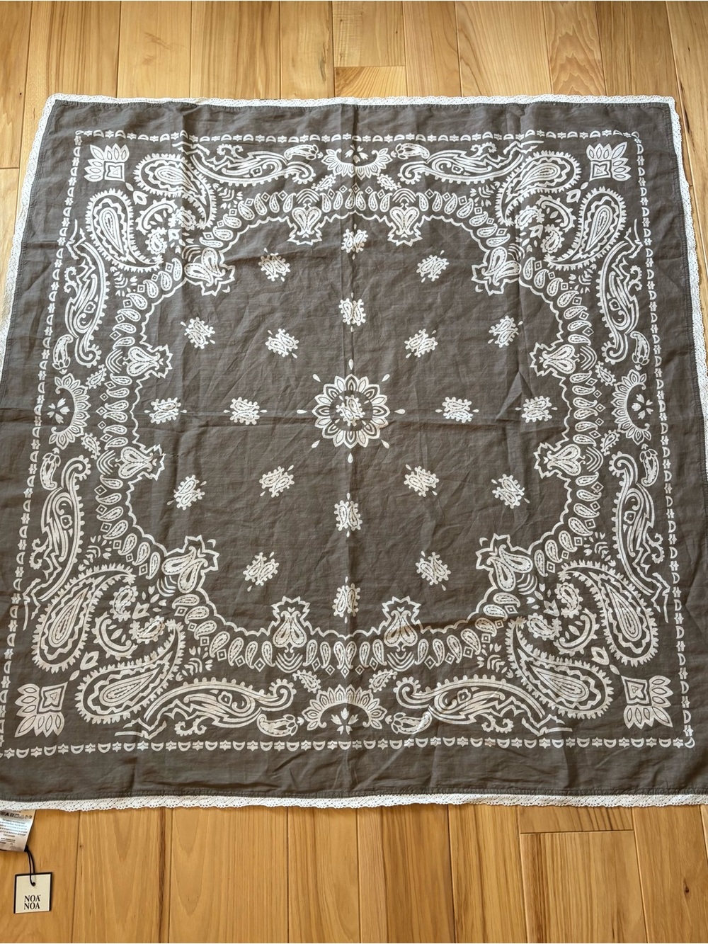 NEW Noa Noa Cotton Bandana Style Scarf